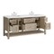 James Martin Vanities 72'' Double Vanity, Whitewashed Oak w/ 3 CM White Zeus Quartz Top 330-V72-WWO-3WZ - alternate 7